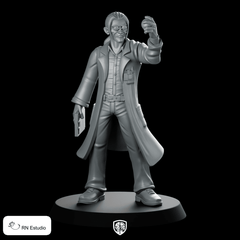 Hojo Miniature Scholar Preacher Hero Tabletop RPG - RN Estudio - We Print Miniatures