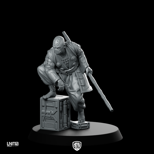 Hong Yuan 2 Cyberpunk Miniature Dynamic Guard Fighter