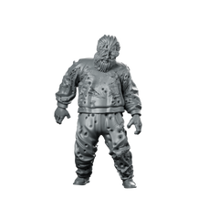 Hospital Zombie 5 Sci fi Miniature Brutish Miniature 360 Spin 01