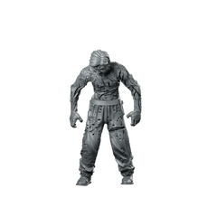 Hospital Zombie 8 Sci Fi Miniature Infected Miniature 360 Spin 01