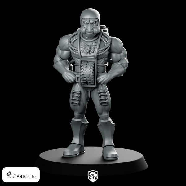 Hotrod Miniature Toxic Biker