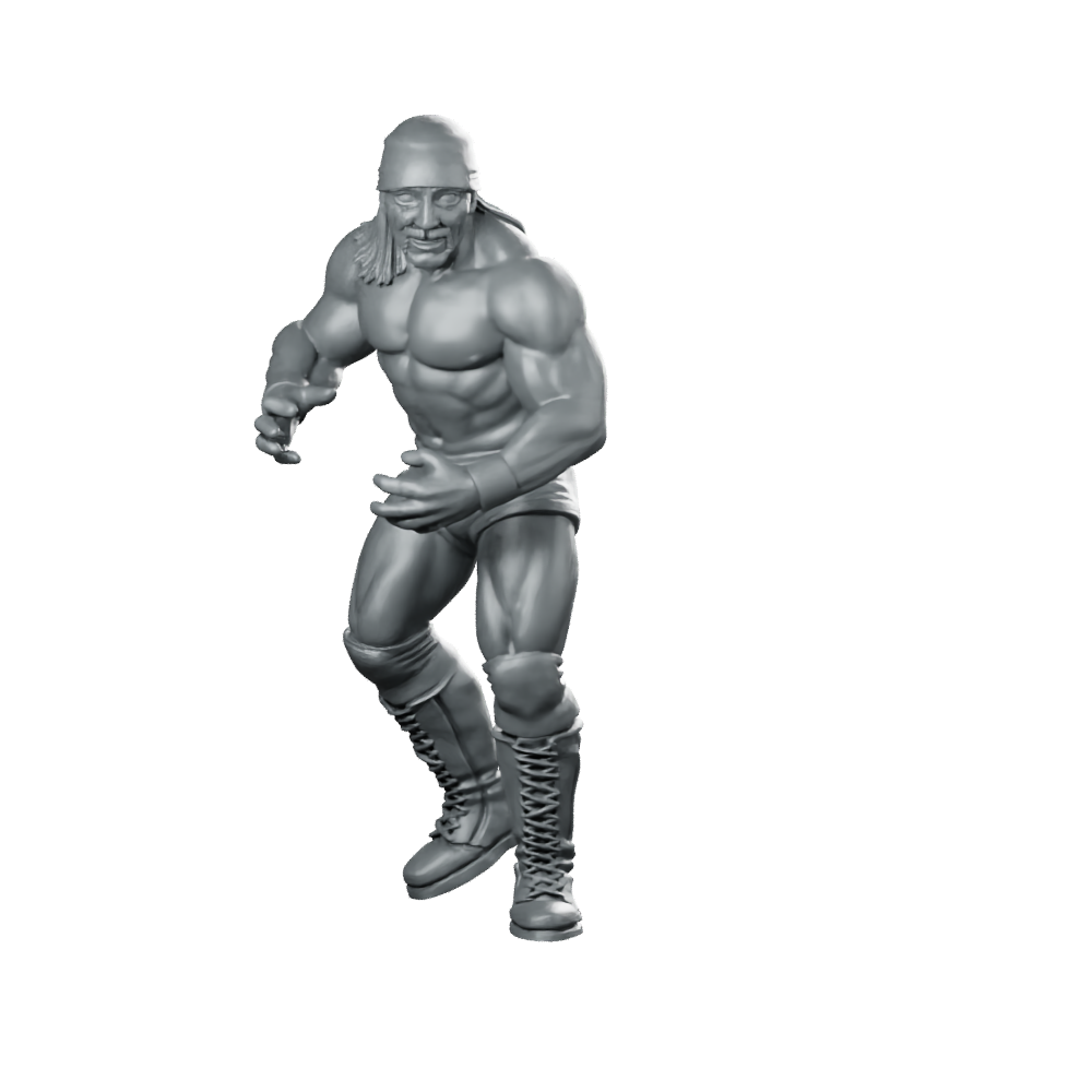 Hulk Hogan Miniature Wrestler Miniature 360 Spin 01