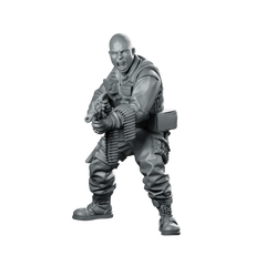 Dax Bracken with LMG Miniature Sci-Fi Rebel Commander Miniature 360 Spin 01