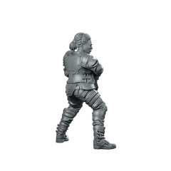 Human Colonial Marine Colonel Eula Hendricks 2 Miniature - Papsikels Miniatures - We Print Miniatures