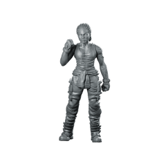 Human Colonial Marine Colonel Eula Hendricks 8 Miniature - Papsikels Miniatures - We Print Miniatures
