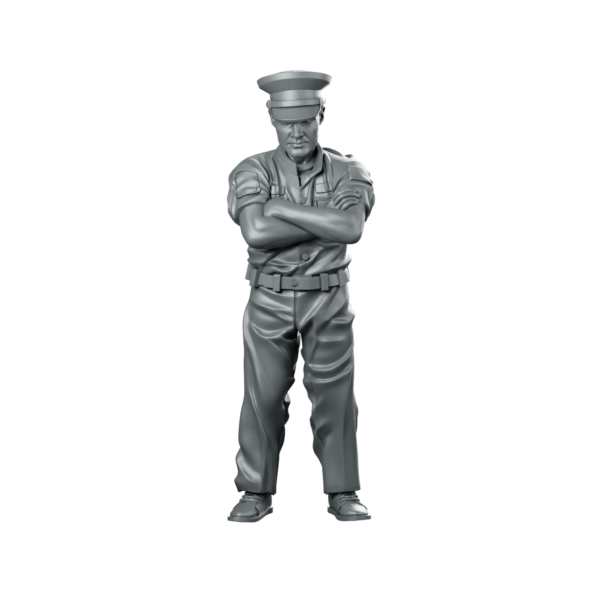 Human Colonial Marine Commanding Officer Miniature Miniature 360 Spin 01