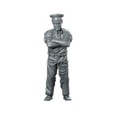 Human Colonial Marine Commanding Officer Miniature Miniature 360 Spin 01