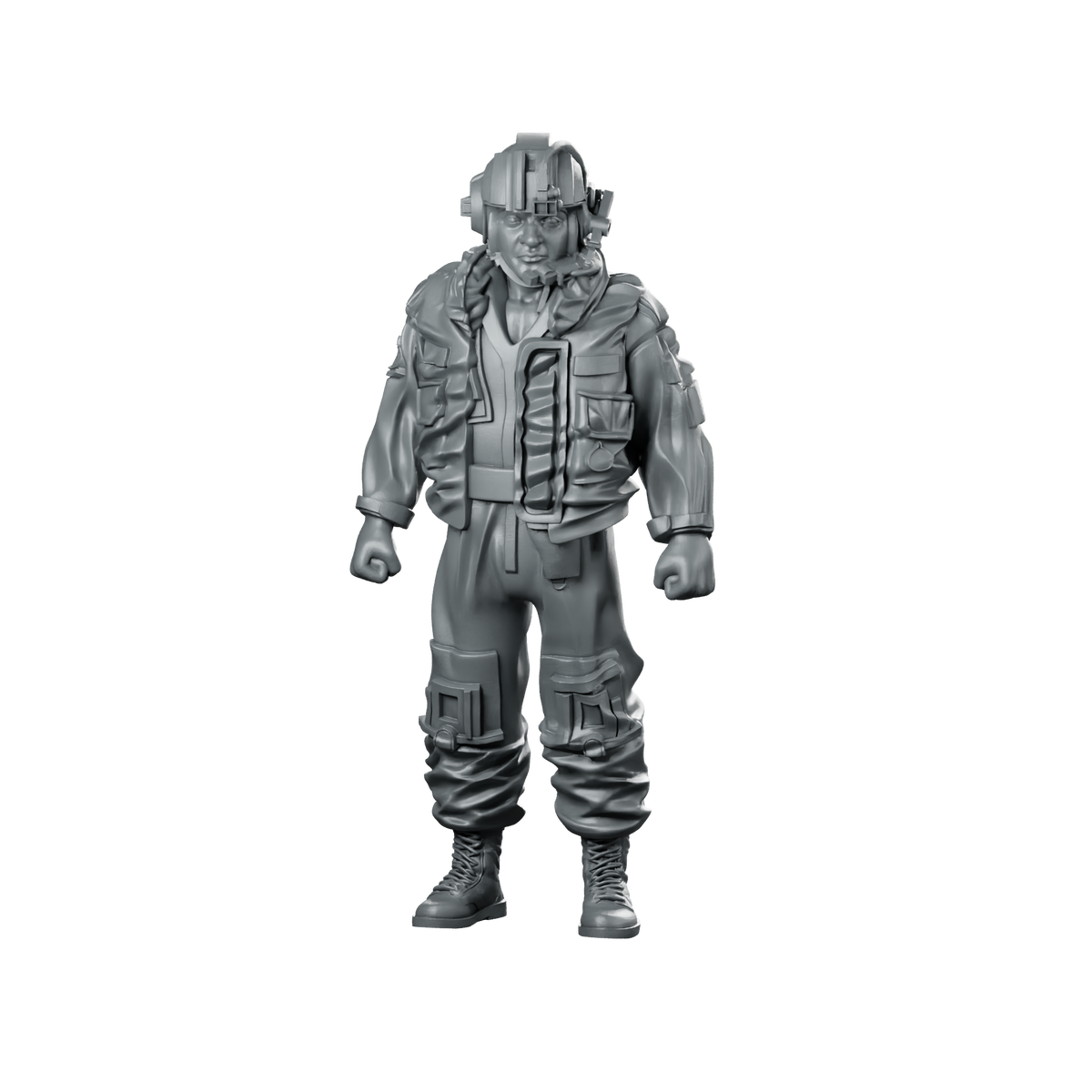 Human Colonial Marine Dropship Copilot Spunkmeyer Miniature Miniature 360 Spin 01