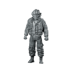 Human Colonial Marine Dropship Copilot Spunkmeyer Miniature Miniature 360 Spin 01