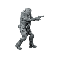Human Colonial Marine John Winters Miniature Sci-Fi Hero Miniature 360 Spin 03