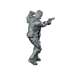 Human Colonial Marine John Winters Miniature Sci-Fi Hero Miniature 360 Spin 04