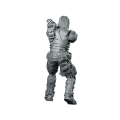 Human Colonial Marine John Winters Miniature Sci-Fi Hero Miniature 360 Spin 05