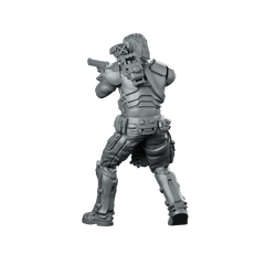 Human Colonial Marine John Winters Miniature Sci-Fi Hero Miniature 360 Spin 06