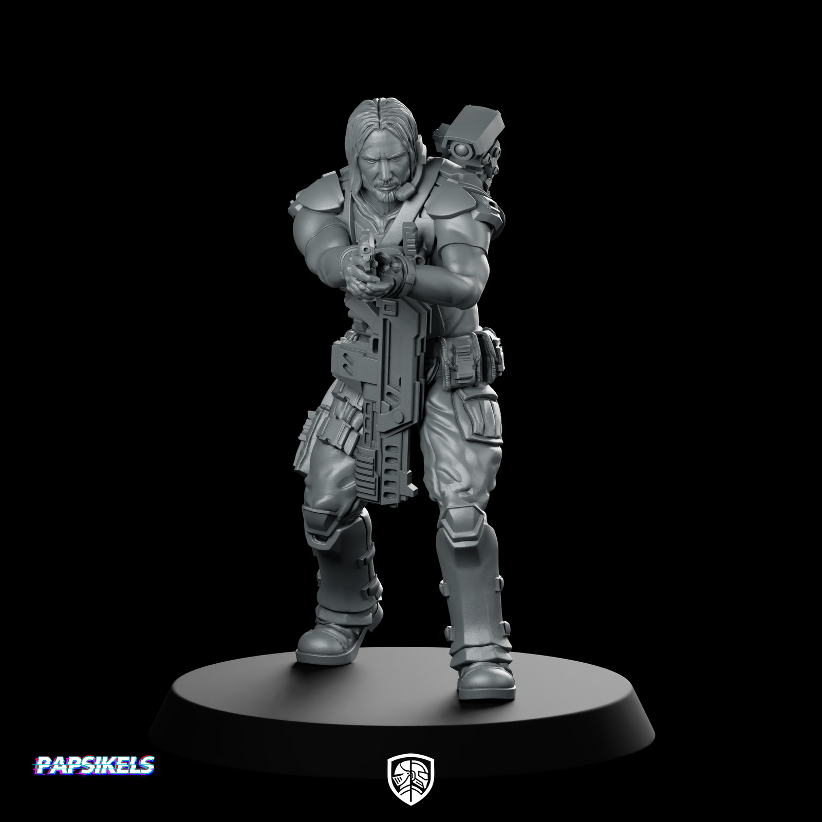 Human Colonial Marine John Winters Miniature Sci-Fi Hero