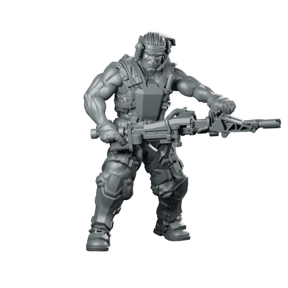 Mack Daniels Alien Hunter Miniature Sci-Fi Ray Gun Miniature 360 Spin 01