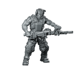 Mack Daniels Alien Hunter Miniature Sci-Fi Ray Gun Miniature 360 Spin 01