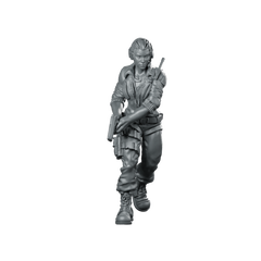 Human Colonial Marine Pilot Anita Chezkova Operative Miniature 360 Spin 01