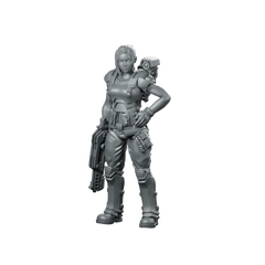 Human Colonial Marine Pvt Claire Grayfield Miniature Sci-Fi Miniature 360 Spin 01