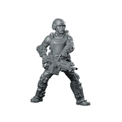 Human Colonial Marine Pvt Karl Hancock Miniature Heavy - Papsikels Miniatures - We Print Miniatures