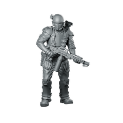 Human Colonial Marine Pvt Lance Lyles Miniature Armed Miniature 360 Spin 01