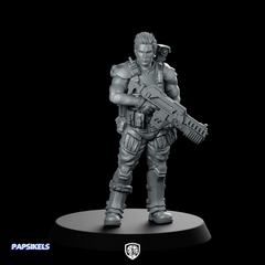Human Colonial Marine Pvt Leon Hennesy Miniature Sci-Fi