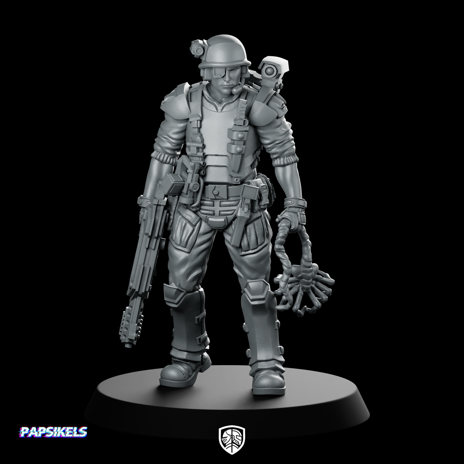 Human Colonial Marine Pvt Michael Brown Miniature Cinematographer