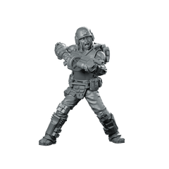 Human Colonial Marine Pvt Sean Keegan Miniature Sci - Fi - Papsikels Miniatures - We Print Miniatures