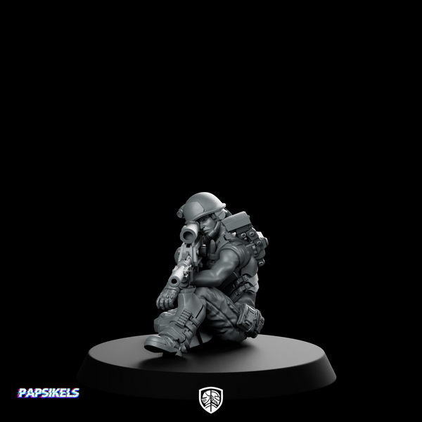 Human Colonial Marine Sniper Aryan Wolva Tactical