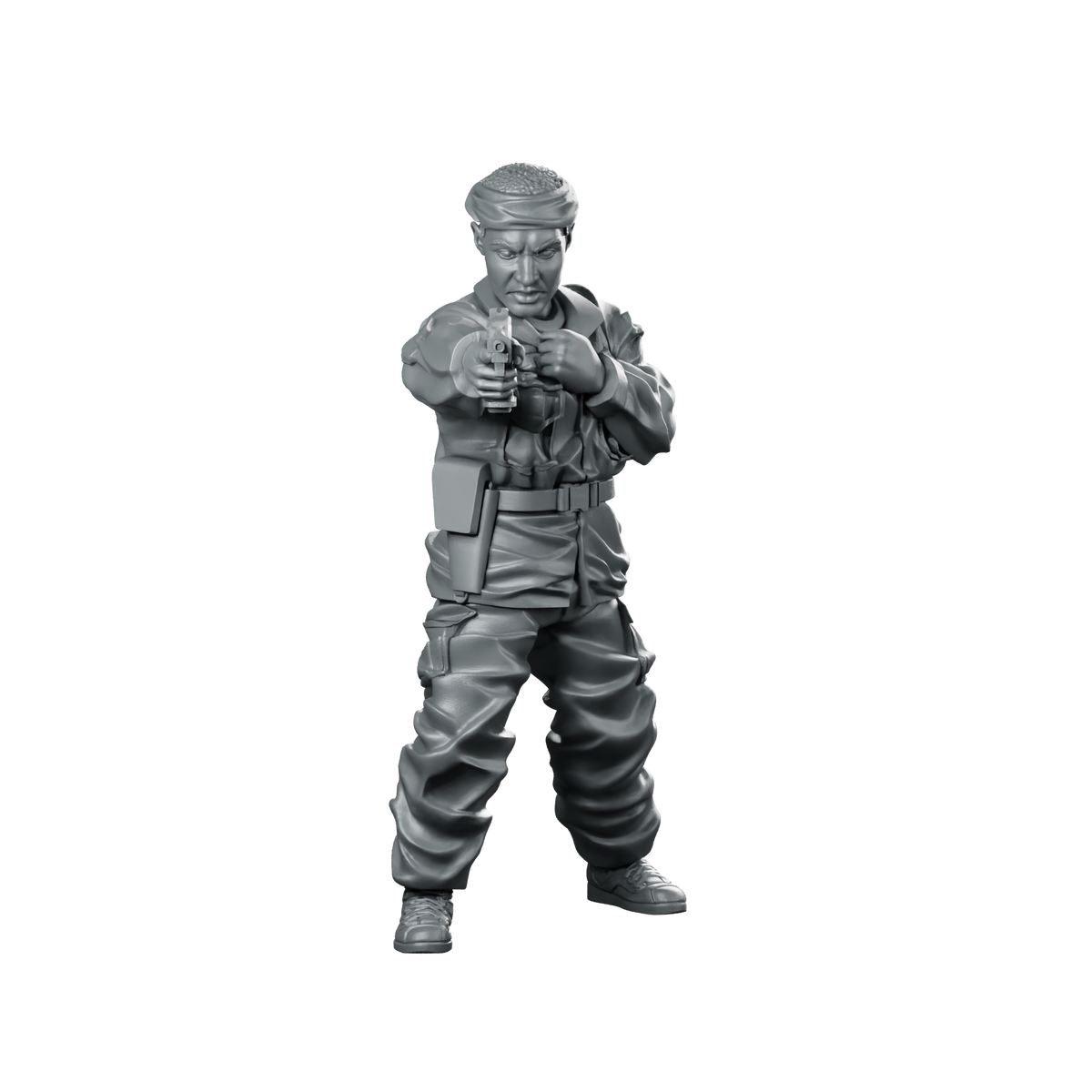 Human Colonial Marine Squadron Commander 2 Miniature Miniature 360 Spin 01