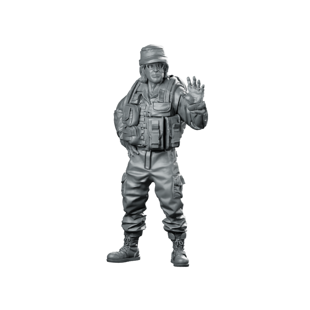 Recon SD1 Jack Daniels Miniature Sci-Fi Operative Tactical Miniature 360 Spin 01