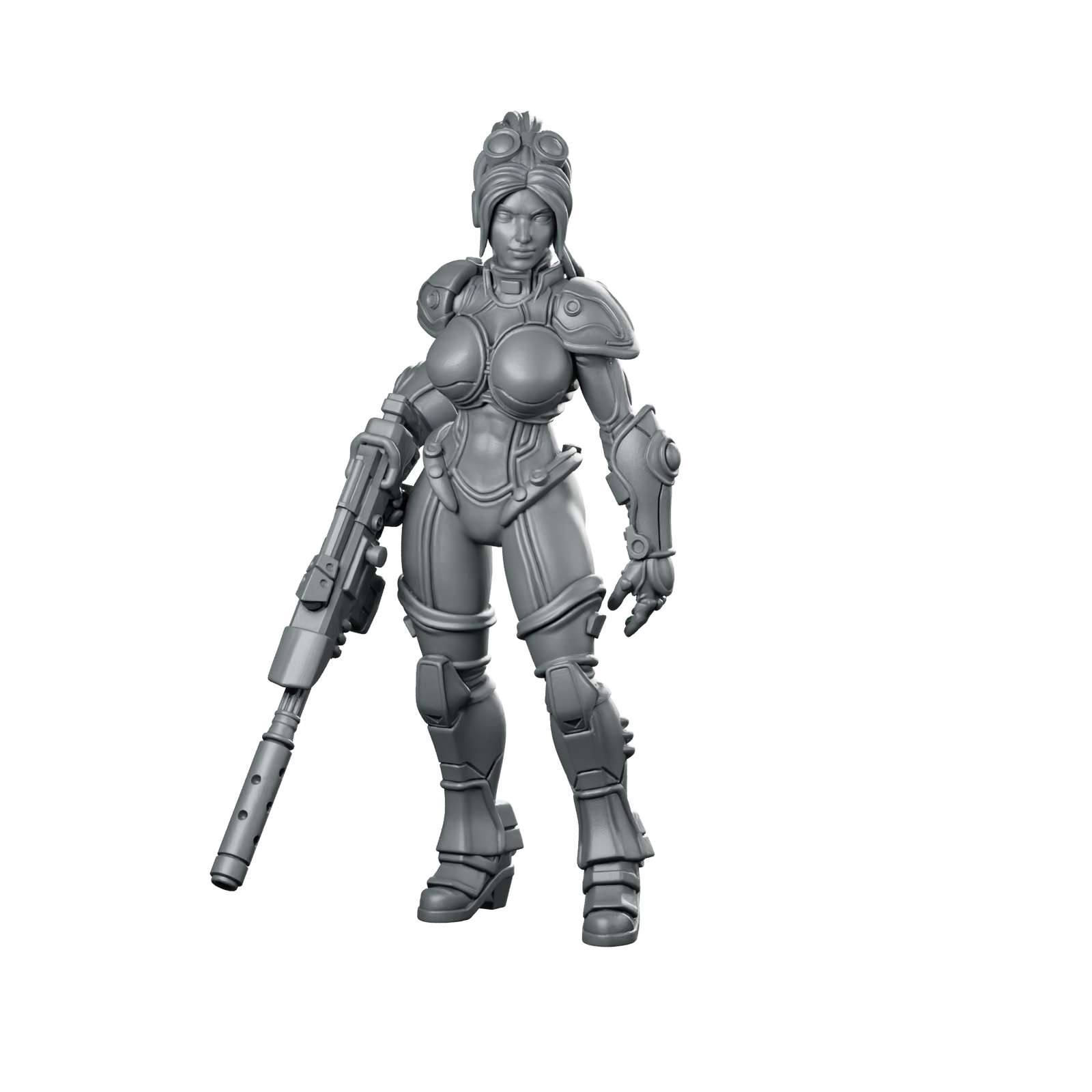 Human Covert Operative Agent Avon Davila 1 Miniature 360 Spin 01