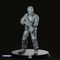 Human Cyborg Chief Security Officer 2 Miniature - Papsikels Miniatures - We Print Miniatures