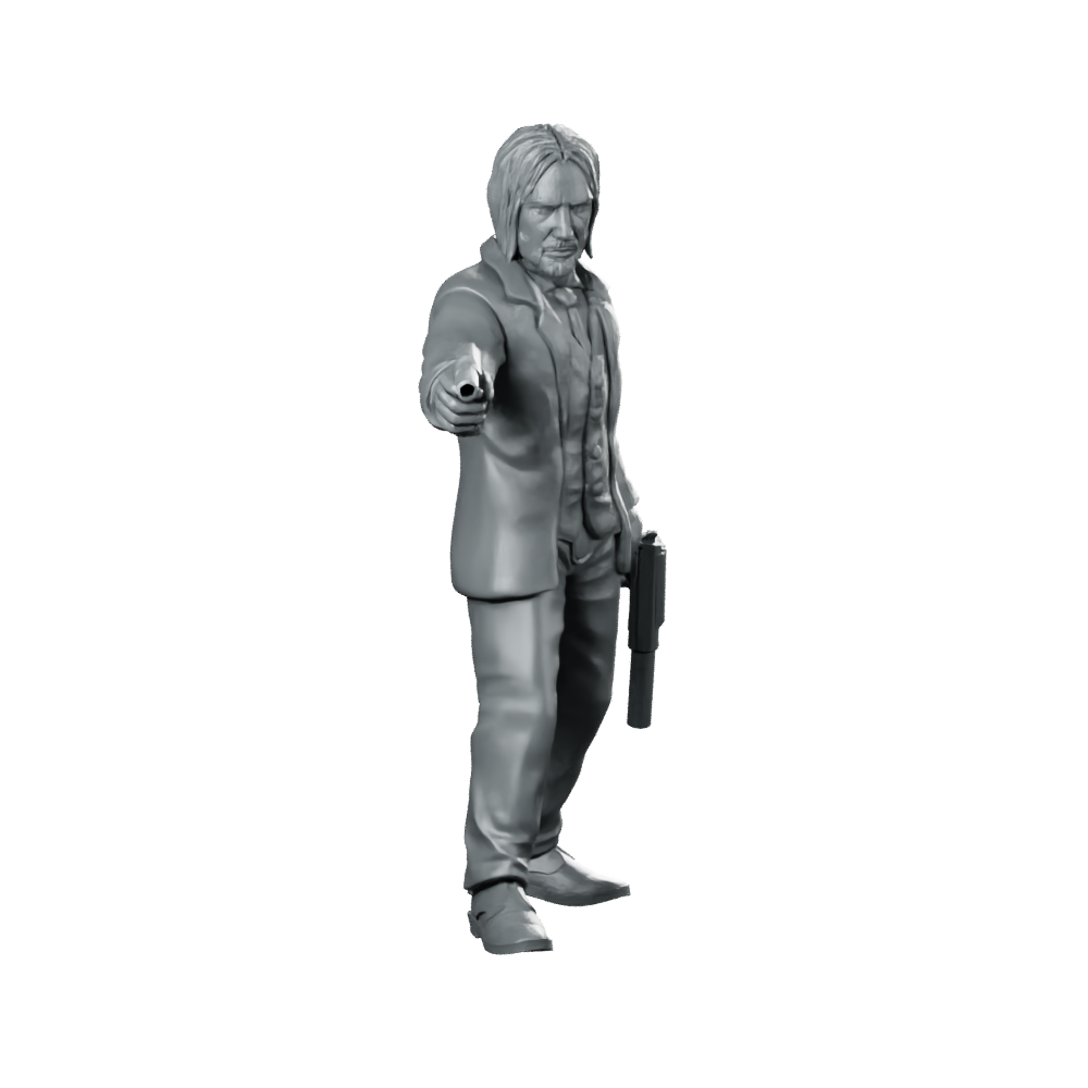 Code Name Juan Fuze Miniature Dual-Pistol Agent Miniature 360 Spin 01