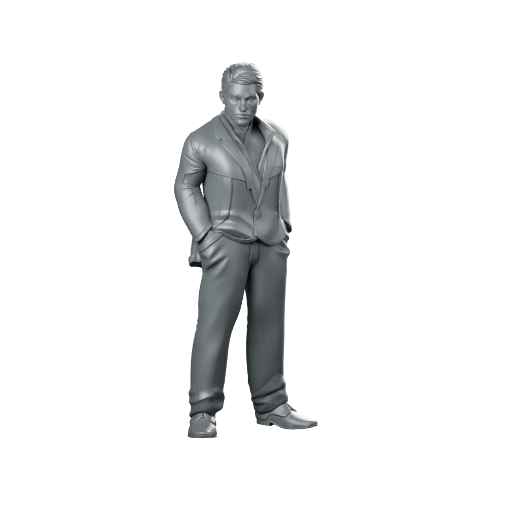 Human Leader Advance Hacker Ortega Handsome Joe Miniature 360 Spin 01