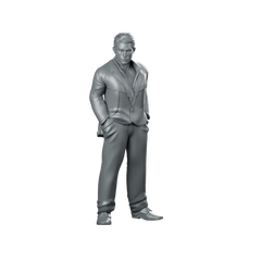 Human Leader Advance Hacker Ortega Handsome Joe Miniature 360 Spin 01