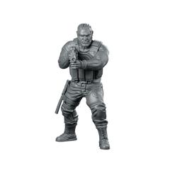 Human Marine Code Name Bishop Miniature Sci - Fi Mercenary - Papsikels Miniatures - We Print Miniatures