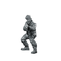 Human Military Police Entrance Guard C Rebel Miniature 360 Spin 01