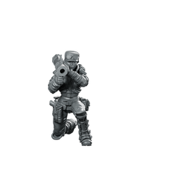 Human Resilience Fighter Jennifer Baleys Rocket Trooper Miniature 360 Spin 01