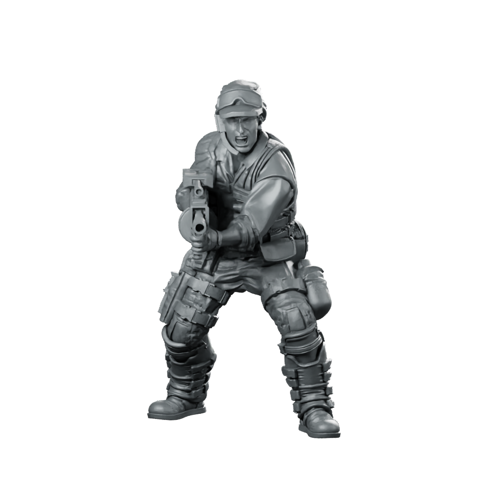 Human Resilience Fighter Marcio Fisher Assault Trooper Miniature 360 Spin 01