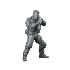 Human Resistance Founder Leader Tactical Rifleman Miniature 360 Spin 01