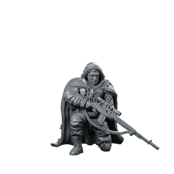Human Sniper Code Name Guardian Stealth Sci-Fi | We Print Miniatures