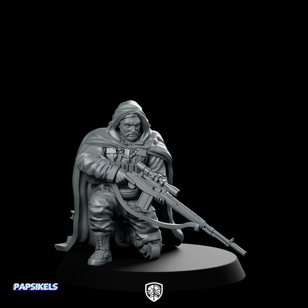 Human Sniper Code Name Guardian Miniature Stealth Sci-Fi
