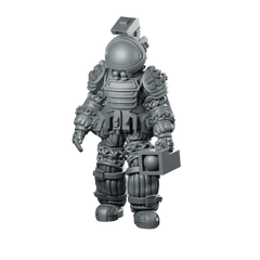 Aliens Marine Encounter Suit Delta Miniature Underwater Resin Miniature 360 Spin 01