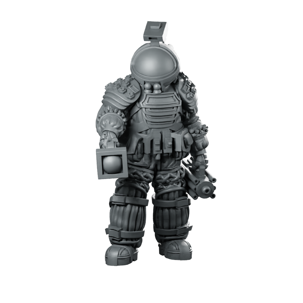 Aliens Arnold Encounter Suit Miniature Sci-Fi Space Marine Miniature 360 Spin 01