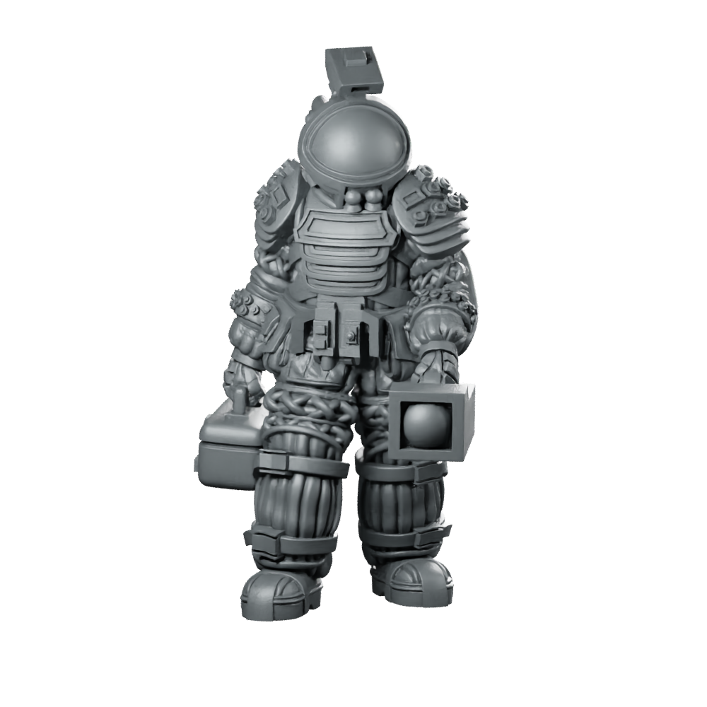 Aliens Jake Blake Encounter Suit Miniature Space Marine Miniature 360 Spin 01
