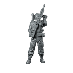 Jake Roberts Alien Marine Miniature Sci-Fi Soldier Miniature 360 Spin 01