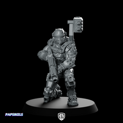 Human Space Military Armored Nuker B Armoured