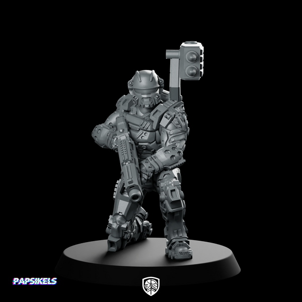 Human Space Military Armored Nuker B Armoured