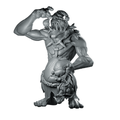 Hungry Troll Miniature Ravenous RPG Monster Brute - CastNPlay - We Print Miniatures