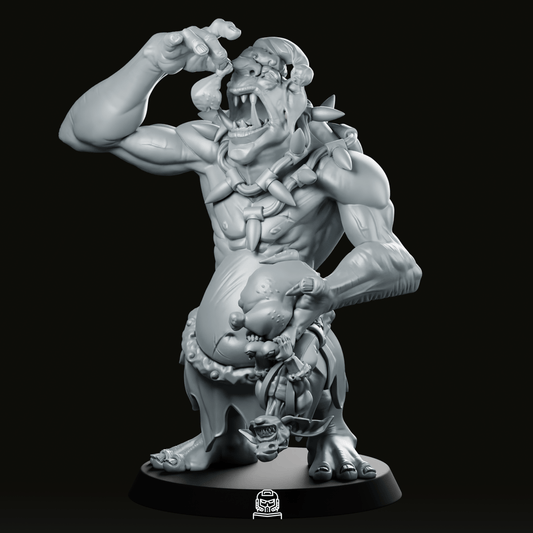 Hungry Troll Miniature - CastNPlay - We Print Miniatures